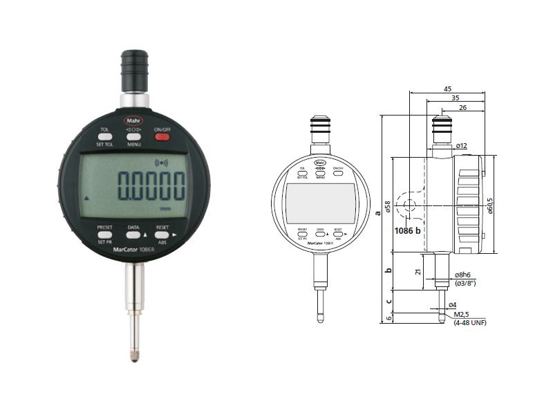 INDICATOR 1086RI 12,5 MM