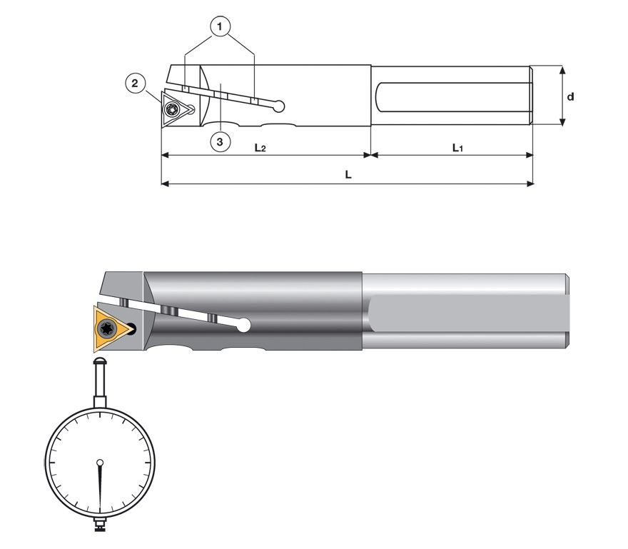 BORING BAR RAI 12-15X105 TPGX